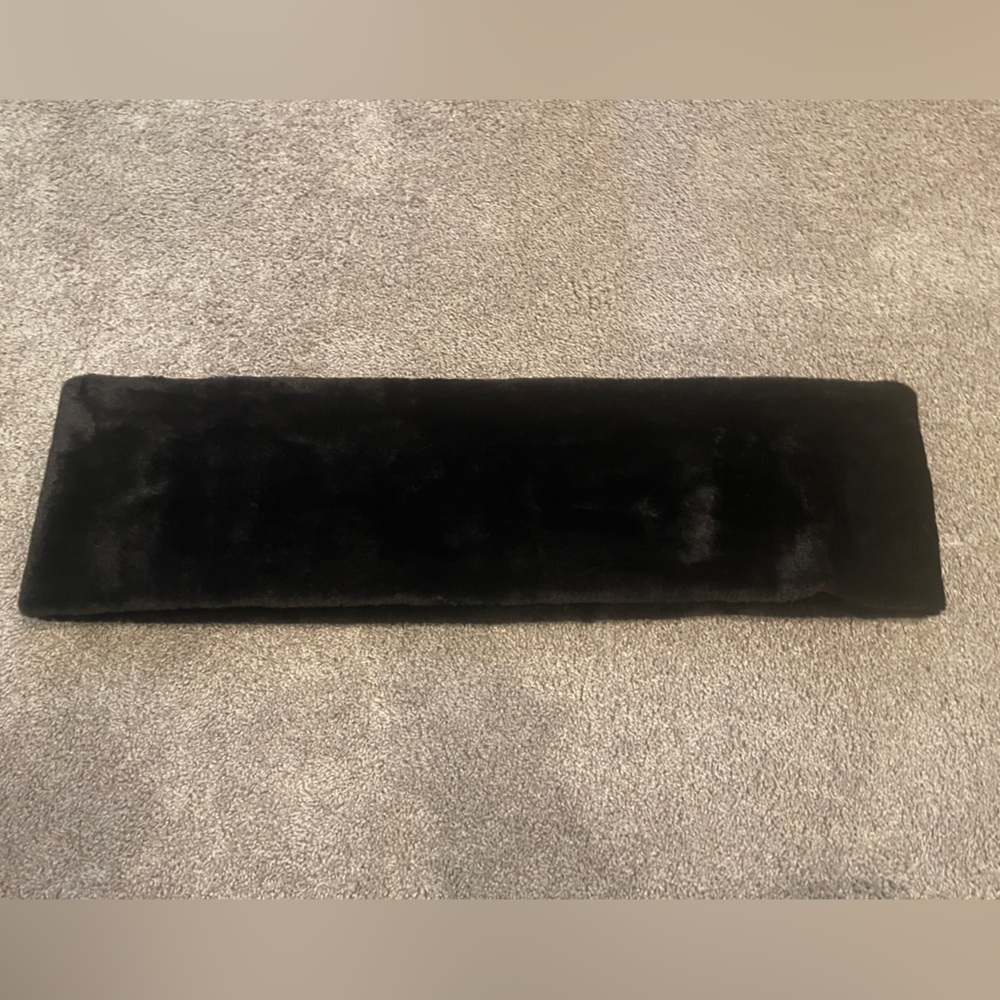 Calvin Klein Black Faux Fur Accessory